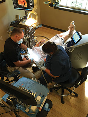 Dr. Wells at Wells Endodontics with the GentleWave® System