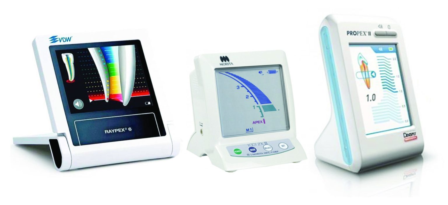 Accuracy comparison of three different electronic apex locators in